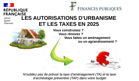 Autorisation d'urbanisme et les taxes en 2025 